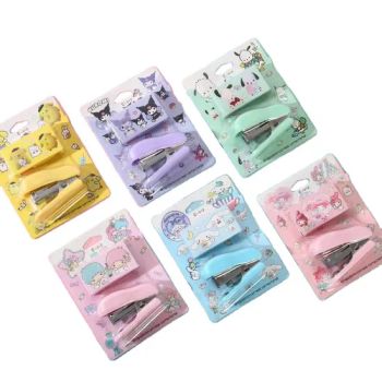 Mini Cartoon Stapler Cute Manual Student Gift Plastic and Metal Stationery Stapler - Ningbo East Wonder Import and Export Co., Ltd - China