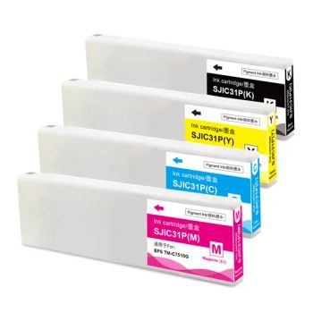 Prospect Sjic26p Sjic30p Sjic31p Sjic32p 30p 32p Pigment Ink Cartridges for Epson TM-C7500g Tmc7500g C7500 C7500g TM-C7500 Printer - Prospect Image Products Limited of Zhuhai - China