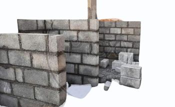 Grey Cement Bricks Color Grey Width 90 mm Height 90 mm Length 190 mm Material Cement Size 190x90x90mm Eco Friendly Yes Shape - Ashtag Bricks - India