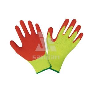 Latex Crinkle Coated Safety Work Gloves - Zhejiang Pujiang Sanjian Imp. & Exp.Co., Ltd. - China