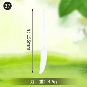 Cornstarch Diodegradable Compostable Eco Plastic Cutlery Sets for Xk-kN001 - Anhui Konghai Environmental protection Technology Co., LTD - China