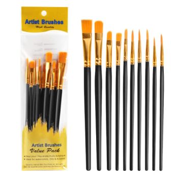 Art Supplies Nylon Sash Brushes Small Paint Brush - Ningbo Colorswoo Art Supply Co., Ltd. - China