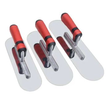 Stainless Steel Round End Finishing Trowels Wall Concrete Plastering Plaster Pool Trowel - TANGSHAN MIRACLE IMPORT AND EXPORT CO., LTD. - China