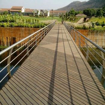 Silver Bar SS Bridge Railings, Wall Design Bar Material SS Color Silver Position Bridge Mounting Type Wall Strength - Shree Shiv Shakti Industries - India