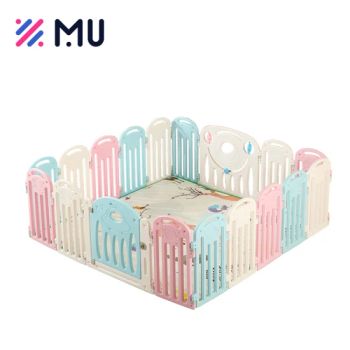 DIY Spaceship Baby Kids PE Plastic Game Fence Set Playpens Frame PE Origin China G.W.(Kg) 8.2 Style Modern N.W.(Kg) 6.2 Trademark MU - Market Union Co. Ltd. - China