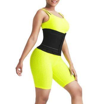 Adjustable Woman Waist Neoprene Sweat Weight Loss Bands Slimming Waist Trimmers Belt - Dongguan Prosperity Sports Goods Co., Ltd. - China