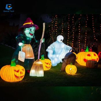 High Quality Halloween Pumpkin Lantern Ghost Halloween Witch Festival Lantern - Sichuan Genial Technology Co., Ltd. - China