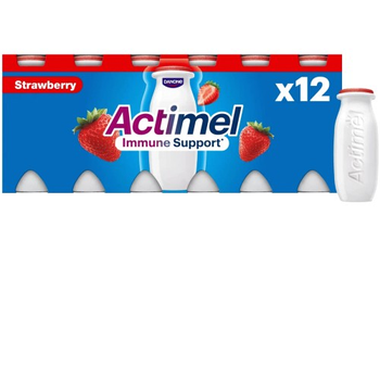 Actimel Strawberry Cultured Yoghurt Drink 12x100 - Njang Investments Limited - Kenya
