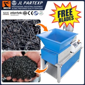 Free Blades Knives! ! ! Mini Single Shaft Industrial Mechanical Car/Automotive/Truck/Bicycle Waste Soft Rubber Tire Tyre Recycling Shredder Crusher Machine - Maanshan Jieling International Trade Co., Ltd. - China