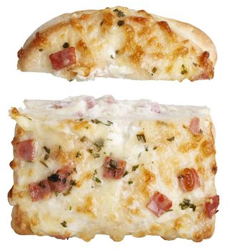 Portable Cheese Toastie Topped With Creamy Sour Cream Hearty Ham And Aromatic Herbs Toasty Ham Cheese 140G - Bakerman GmbH & Co. KG - Germany