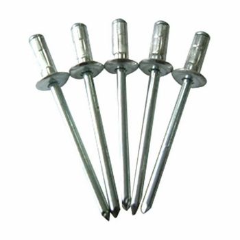 Aluminium Rivets Color Silver Diameter 3 mm Head Shape Mushroom Rivet Diameter 6 - 10 mm Surface Finishing - Galaxy Trading Corporation - India