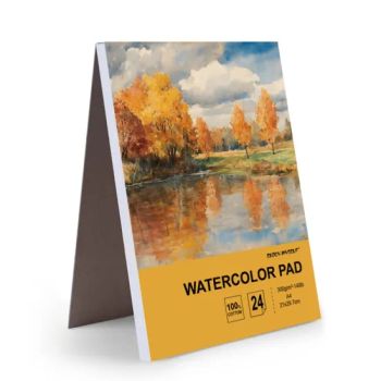 Hot Sale Customized Size A3 Watercolor Drawing Paper Pad Style Spiral Trademark OEM MOQ 500 Piece Color Custom Color Material White - Ningbo Hardwork Art & Craft Co., Ltd. - China