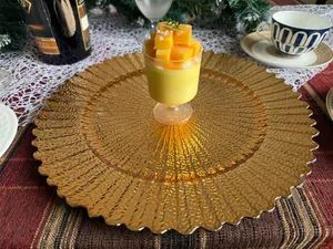 Elegant Round/Square Bronze Sunburst Decorative Tableware with Wholesale Price - Minhou Forao Arts & Crafts Co., Ltd. - China