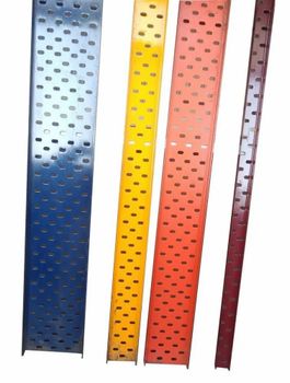 Stainless Steel Powder Coated Perforated Cable Tray IP Rating IP55 Shape Rectangle Material Stainless Steel Tray Type Perforated Cable - AD Steel Industries - India