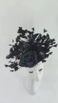 New Design Sinamay Small Hat with Big Feather Flower Fascinators - 5.0/5 - China