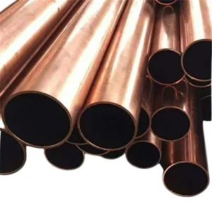 T2 Copper Gas Piping Tubes Available in Multiple Sizes MOQ 1kg Grade T2 Color Red State Soft Shape Round Length 1-6m Model NO. - Shandong Quansheng Material Technology Group Co., LTD - China