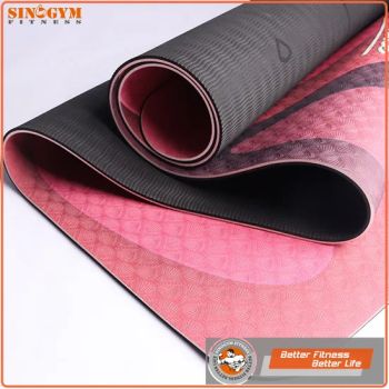 Dual Side Digital Print Eco Friendly TPE Yoga Pilates Exercise Mat - Shanghai Sinogym Fitness Co., Ltd. - China