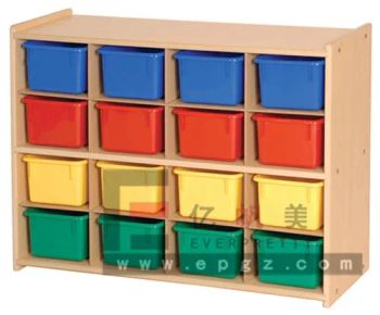 School Nursery Pre-School Kindergarten Classroom Furniture Colorful Kid Storage Cabinet with Plastic Drawers - Guangdong Everpretty Furniture Co., Ltd. - China