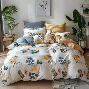 Design Printed Microfiber Duvet Cover Pillowcase Bed Sheet Household - HUZHOU SHAREH HOME CO., LTD - China