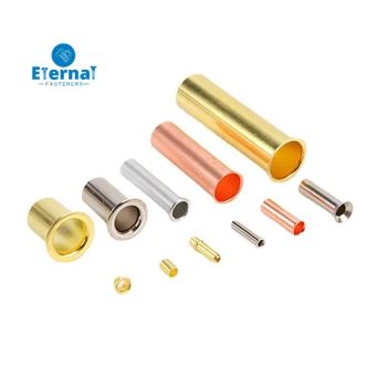Brass Copper Zinc Plated Tubular Rivets Pipe Type Rivets Pin Rivet - Guangzhou Eternal Fasteners Technology Co., Ltd - China