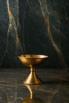 Antique-Style Golden Metal Dia, Number of Sockets: 1 Finish Gold Theme Festive Material Metal Features Handmade Number of Sockets - Samar Innovative - India