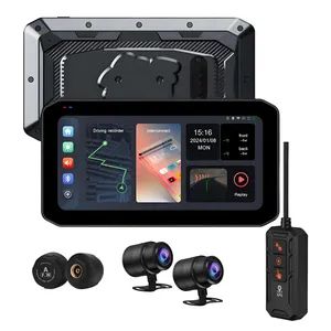 1080P 1080P 2K 2K Carplay Auto 6 25 Dash Cam Motorcycle Camera GPS TPMS Tire Pressure Monitoring - Jinggoal International Limited - China