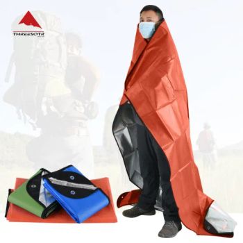 5 Layer Reflective Emergency Survival Space Blanket in Orange - NINGBO THREESOTR OUTDOOR GEAR CO., LTD. - China