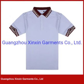 Wholesale Short Sleeve Color Combination Collar Custom Design Womens Golf Polo Shirts (P168) - Guangzhou Xinxin Garments Co., Ltd. - China
