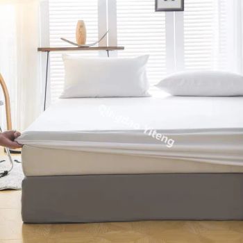 300 Threads Natural Bamboo Plain Bed Sheet Set Pure Bamboo Bedding Sets Duvet Cover - Qingdao Yiteng Textile Co., Ltd. - China