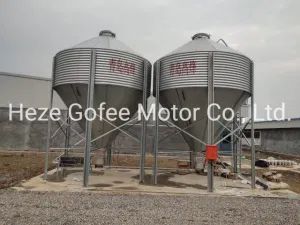 Hot DIP Galvanized Poultry House Galvanized Sheets Feeding Equipment Pig Farm Sow Livestock Farm Food Silo Tower - Shandong Gofee Husbandry Technology Co., Ltd. - China