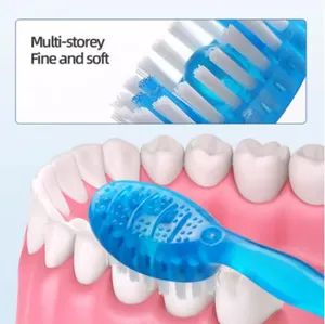 OEM Travel Dental Care Mini Travel Toothbrushes Toothbrush with Freshening Bead Floss - Henan Geesion Medical Devices Co., Ltd. - China