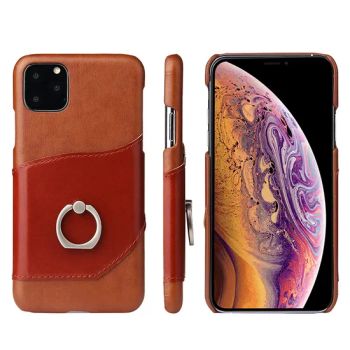 Hot Selling Wholesale Price Genuine Leather Mobile Phone Cases iPhone11 Cases with Metal Ring - Foshan Ringnok Leather Industry Co., Ltd. - China