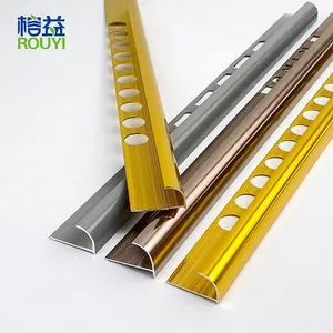 B2b Online Building Material Aluminum Tile Corner Trim Metal Tile Trim - Foshan Rongyi Building Materials Technology Co., Ltd. - China