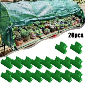 20PCS Pipe Clamps Plant Stakes Film Clip Clamps Greenhouse Garden Netting Hoop Clips Tool Garden Greenhouse Tunnel Clips - Shine Peak Group (HK) Limited - China