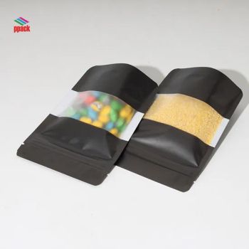Sample Free Custom Logo Metalized Laminated Foil Snack Bar Mylar Packaging Stand up Pouch Made in China Manufacture - Baoding Pack Import and Export Co., Ltd. - China