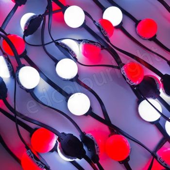 Ledcolourlight 50mm Outdoor Round Digital RGB Milky Pixel LED Point String Lights - Shenzhen Ledcolourlight Technology Co., Ltd. - China