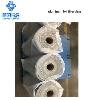 Thermal Insulation Self Adhesive Aluminum Foil Coated Fiberglass Fabric A6140 1m*200m - Jiangxi Ming Yang Glass Fiber Co., Ltd. - China
