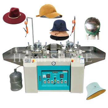 2 Heads Baseball Caps Steam Machine Automatic Hat Cap Molder Ironing Making Machine - Zhengzhou Share Machinery Co., Ltd. - China