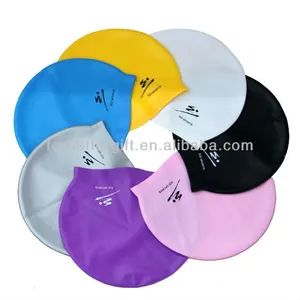 Wholesale Silicone Swimming Cap From Factory Use Swim Style Striped Theme Silicone Pattern Printed Material Silicone Color Pantone Color - Shenzhen Forbetter Co., Ltd. - China