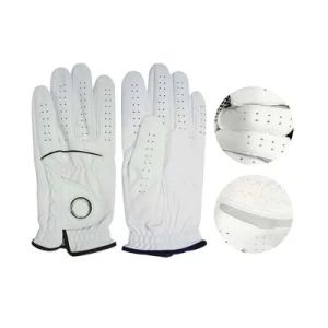 Custom Colored Cabretta Leather Sheepski Logo Men Lady Anti Grip Golf Gloves - Xiamen Yopral Sports Goods Co., Ltd. - China