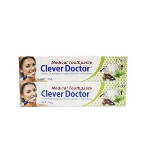 Clever Doctor Anti Cavity Remove Dirt Residue Stain Medical Clove Whitening Toothpaste - Yangzhou Top Daily Chemical Co., Ltd. - China