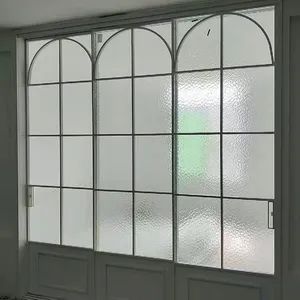 Wholesale Price Aluminum Modern Main Sliding Glass Security Front Metal Interior Pivot Entry Entrance Steel Door - Hefei Yiwan Architectural Decoration Engineering Co., Ltd. - China