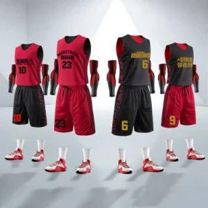 Wholesale Custom Latest Basketball Wear Design Sublimation Reversible Basketball Uniform Jerseys - Xiamen Crownway Apparel Co., Ltd. - China