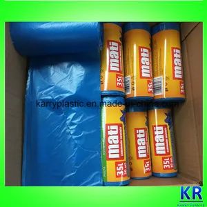 New Material Factory Price HDPE Garbage Bags Trash Bags Model NO. KR-B Handle Tie Handle HS Code 3923210000 Customized Available - Weifang Karry Plastic Products Co., Ltd. - China