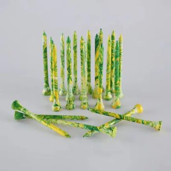 Artistic Style Golf Tees 70mm/83mm Support Custom Logo Wooden Golf Tees Golf Accessory - Xiamen Mlg Sports Equipment Co., Ltd. - China