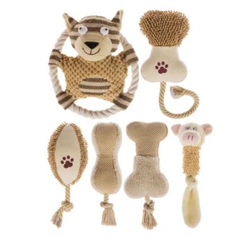 Rena Pet Dog Plush Chewing Squeaky Interactive Stuffed Cotton Rope Shape Toys - Hangzhou Rena Pet Products Co., Ltd. - China