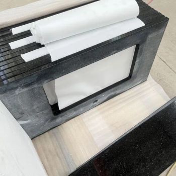 Indian Black Galaxy Granite Prefab Countertop Granite Worktop Granite Vanity Top - Quanzhou Jianeng Building Materials Co.,LTD. - China