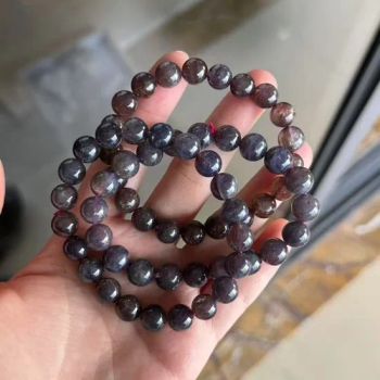 5A Luxury Feng Shui Amethyst Quartz Stone Beaded Bracelet Simple Design Natural Gems Stone Healing Crystal Amethyst Bracelet - Zhoukou Tengyu Technology Co., Ltd - China