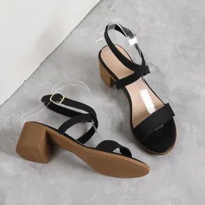 Sandal Pour Designer Medium Heel ED Luxury Shoes Black New Design Custom with Logo for Womens and Lady Femme - Shenzhen Yongxinghui Trading Co., Ltd - China