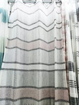 100 Polyester Yarn Dyed Fashion Linen Look Curtains Fabric - Shaoxing Honsam Textile Co., Ltd. - China
